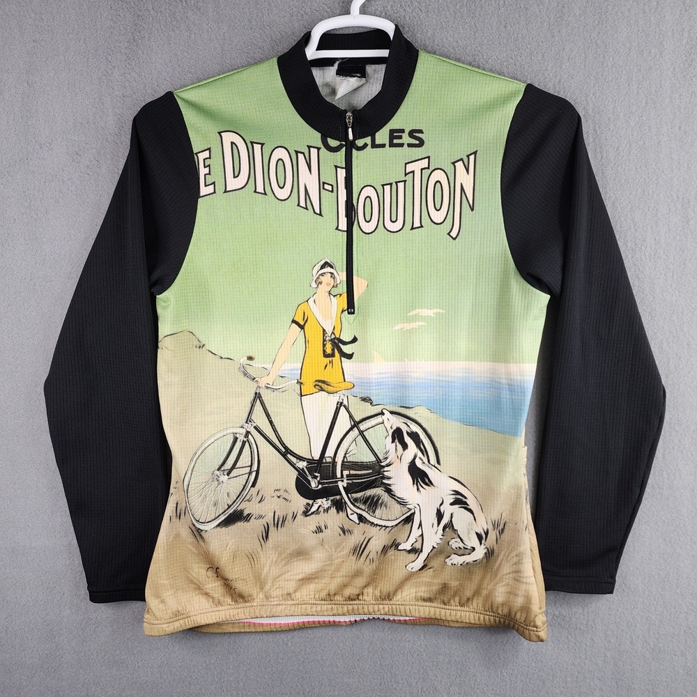 Louis Garneau‎ Womens Long Sleeve Cycling Jersey De Dion Bouton Art Print Large